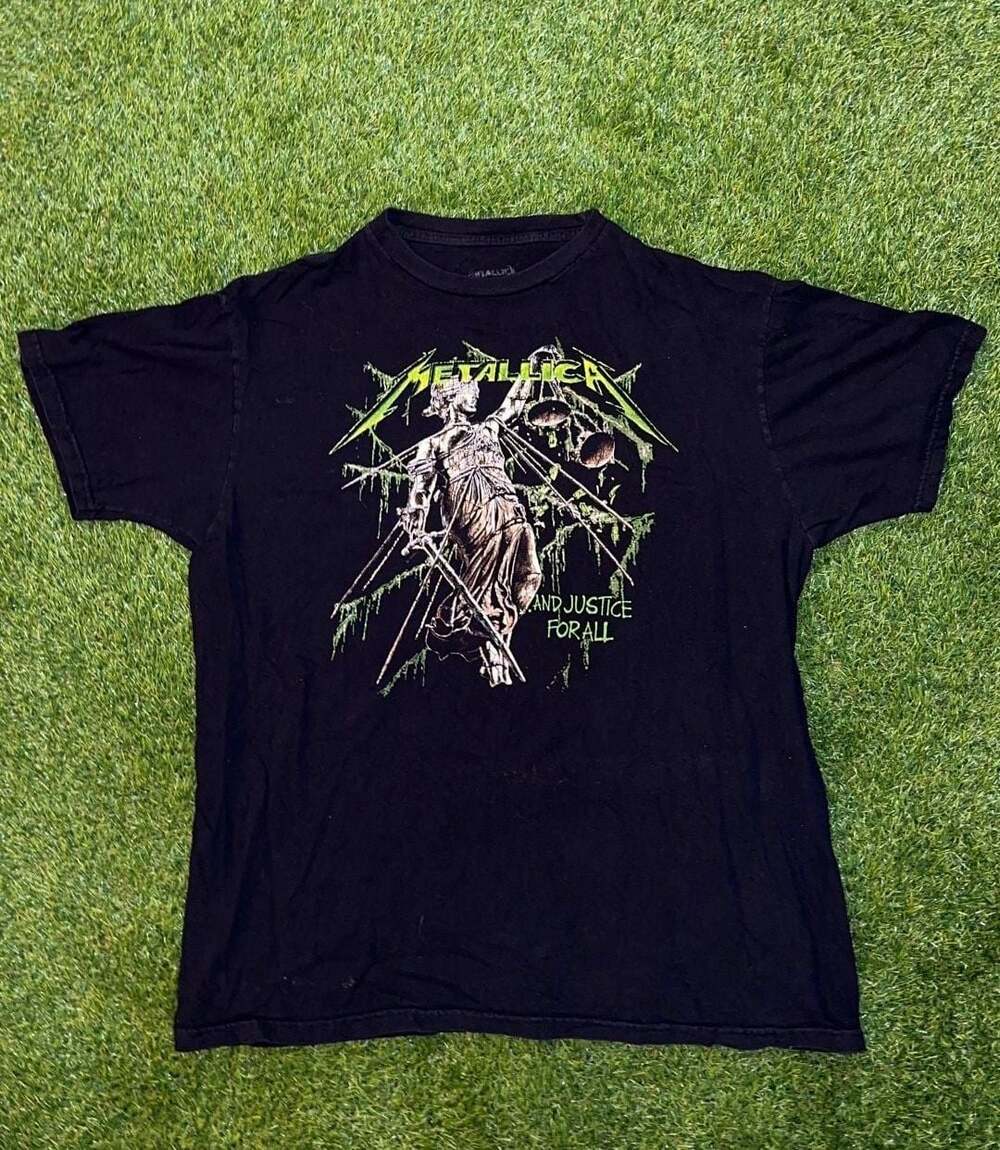 Metallica And Justice For All Black T-Shirt